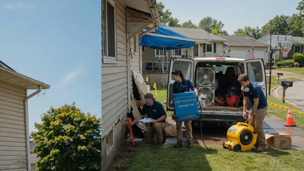 Ceiling Leak Cleanup in Orfordville, WI near me